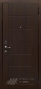 Входная металлическая дверь МДФ для дома с терморазрывом с отделкой МДФ ПВХ - фото